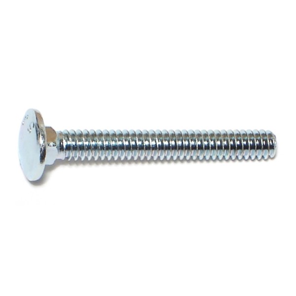 Midwest Fastener 3/16-24 x 1-1/2" Zinc Plated Grade 2 / A307 Steel Coarse Thread Carriage Bolts 100PK 01043